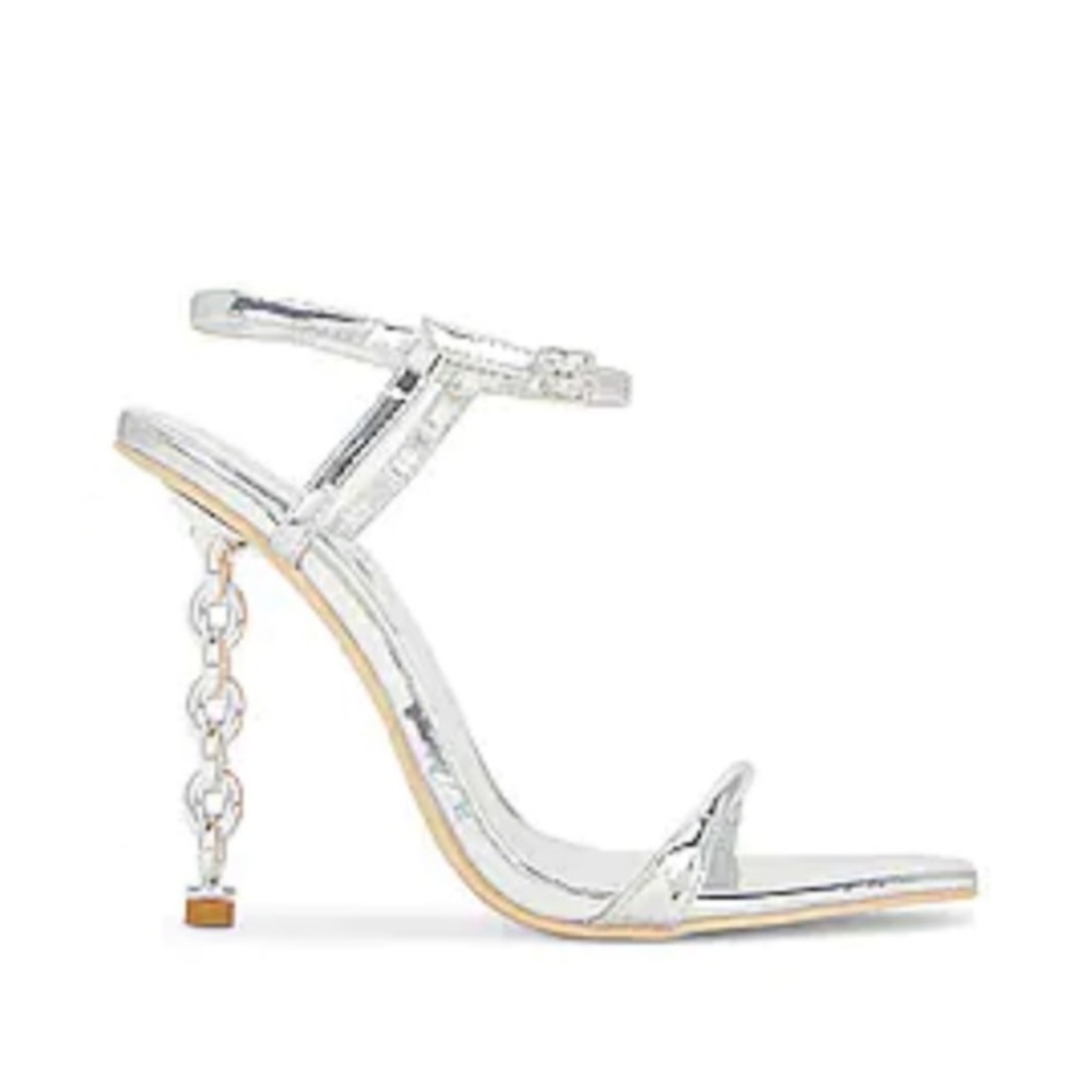 NWT superdown Rikki Heel in Silver